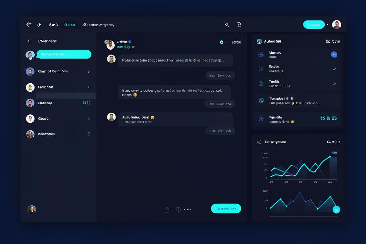 Multi-tenant WhatsApp automation platform interface